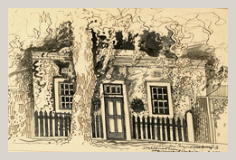 Tuishuisie Stellenbosch: sketch